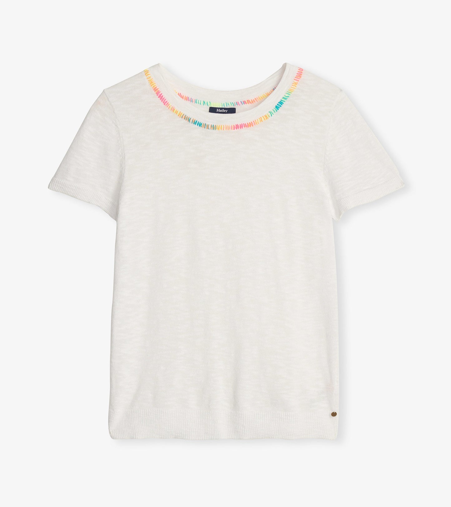 Simone Knit Tee - White