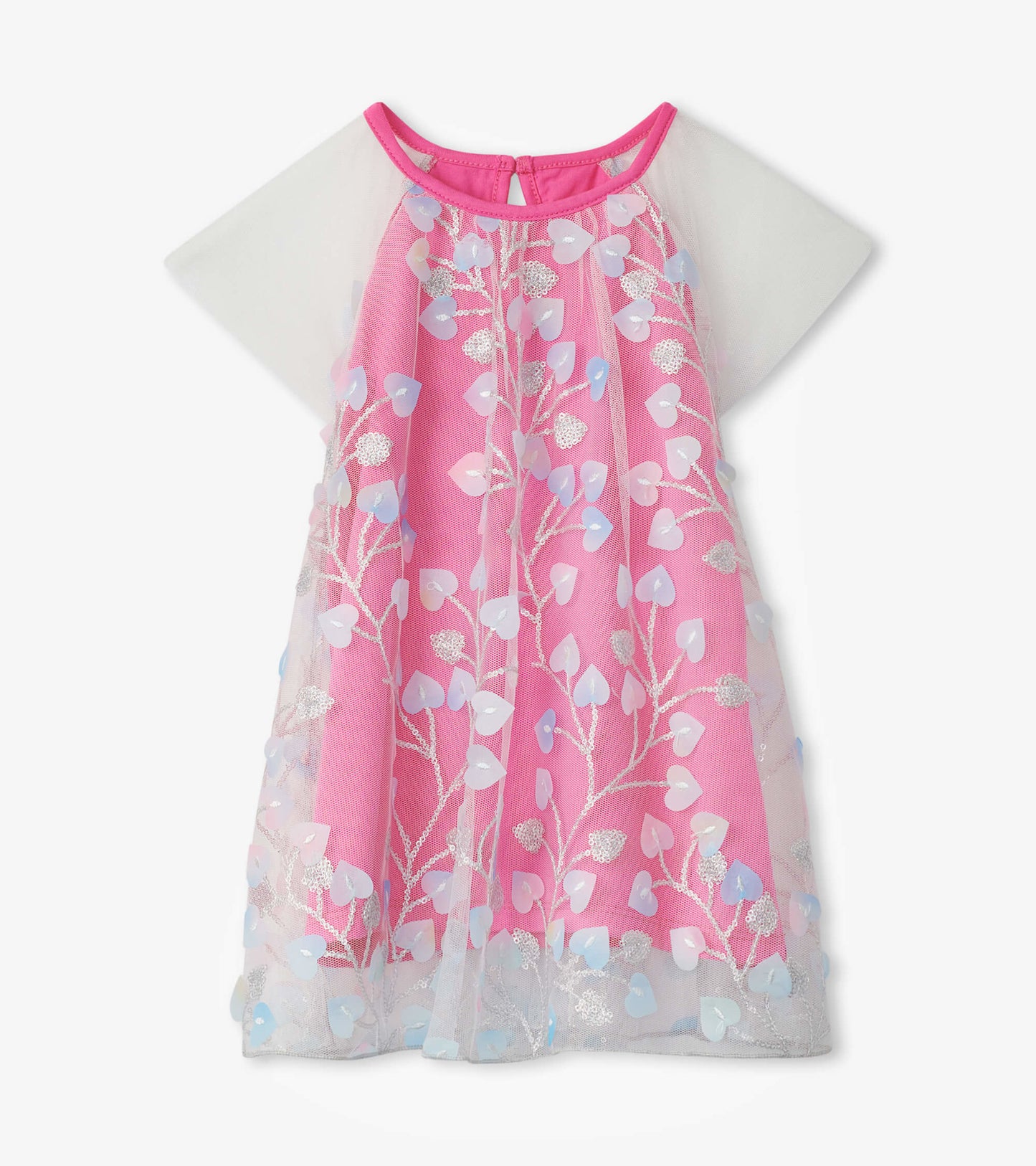 Summer Hearts Baby Tiered Tulle Dress