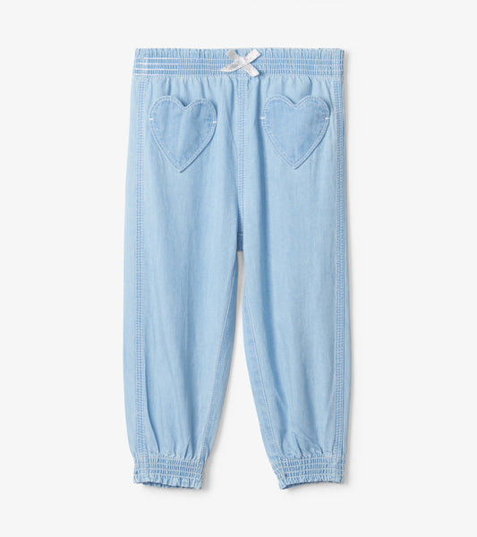 Baby & Toddler Girls Denim Baggy Pants