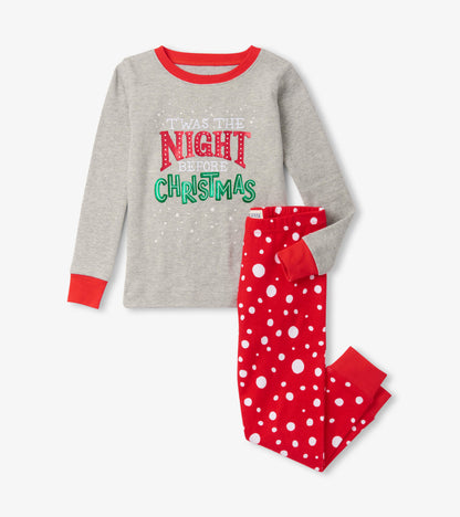 Kids Twas The Night Before Christmas Pajama Set