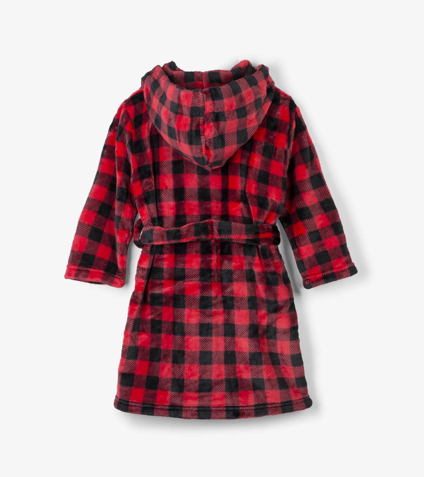 Buffalo Plaid Kids Fleece Robe