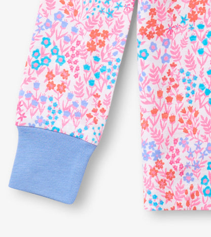 Girls Ditsy Floral Pajama Set