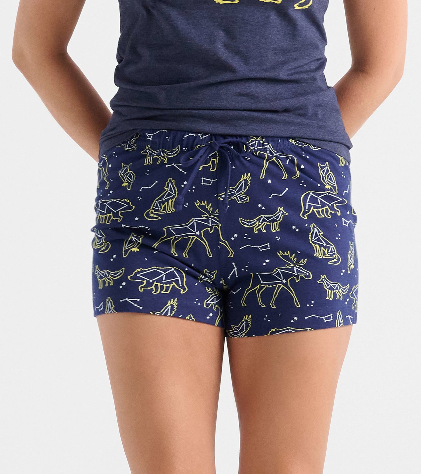 Animal Constellations Women's Sleep Shorts