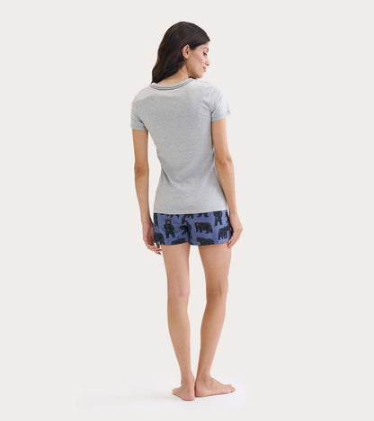 Wild Bears Women's Sleep Shorts