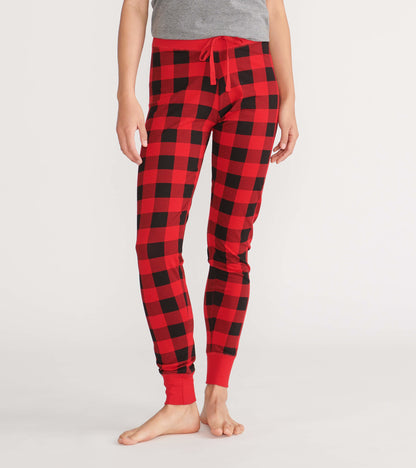 Buffalo Plaid Women's Sleep Leggings