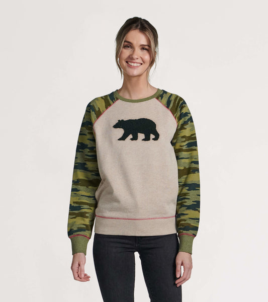 Camo Bear Women's Heritage Pullover Hoodie