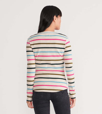 Forest Stripes Women's Heritage Henley