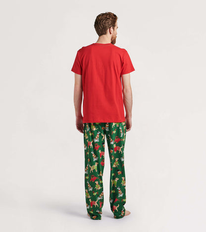 Men's Woofing Christmas Pajama Pants