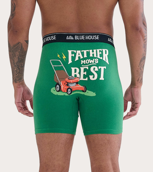 Father Mows Best Men's Boxer Brief