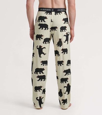 Black Bears Men's Jersey Pajama Pants