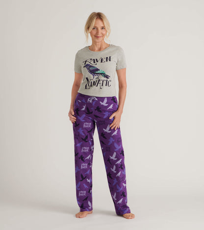 Raven Lunatic Women's Jersey Pajama Pants