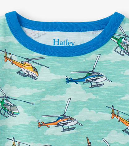 Boys Helicopters Pajama Set