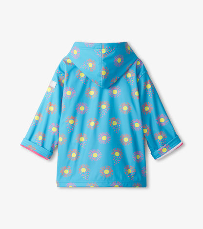 Girls Sunrays Zip-Up Rain Jacket