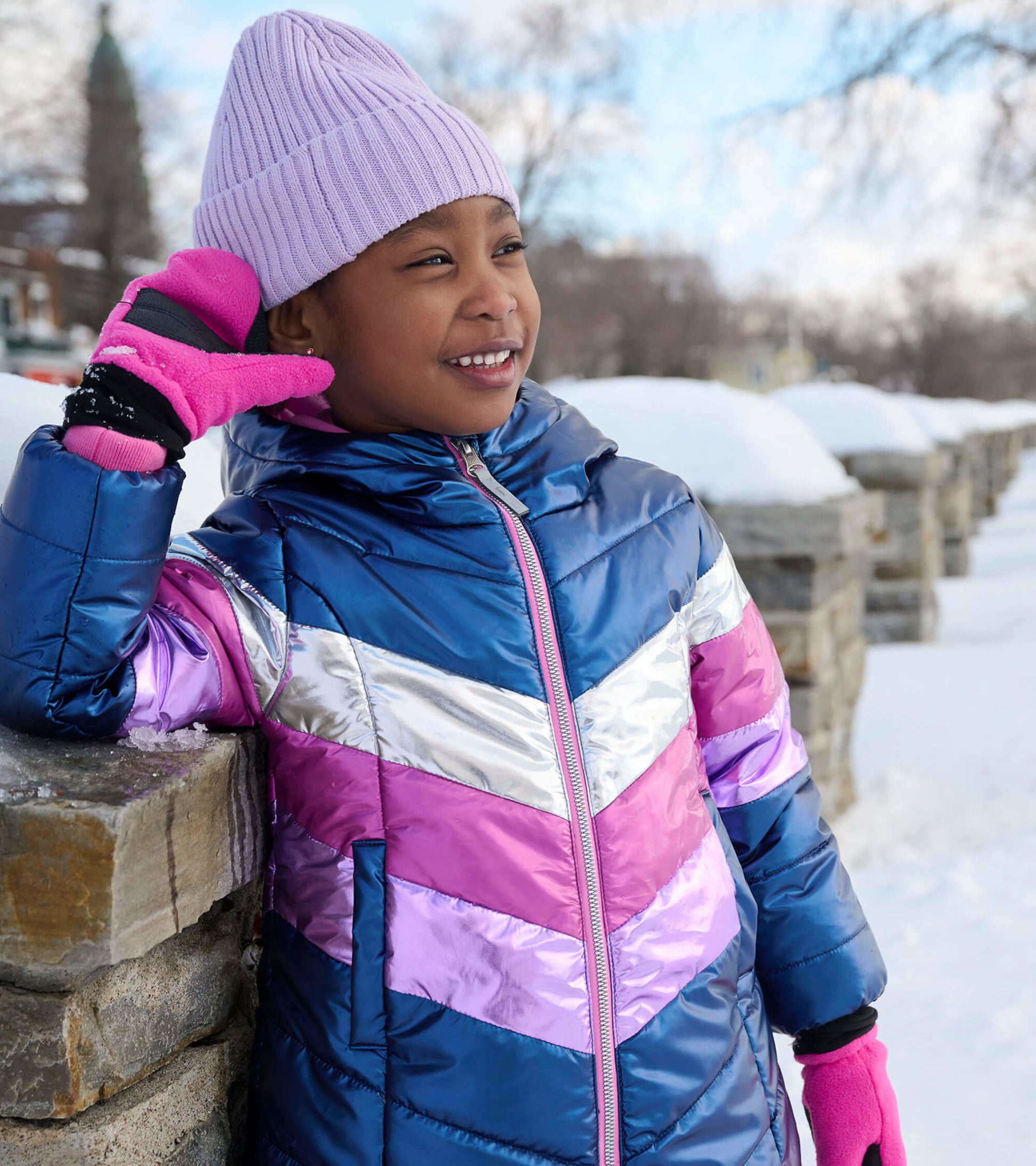 Rainbows Kids Puffer Jacket1