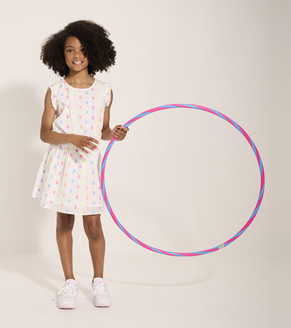 Girls Summer Dots Woven Play Dress