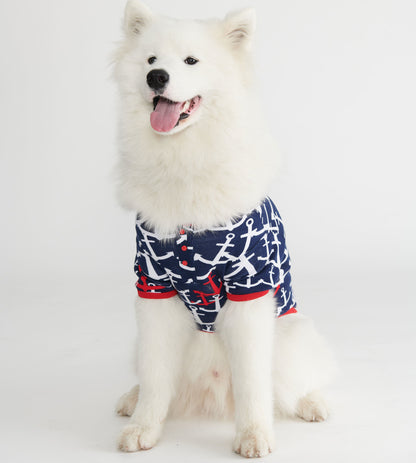 Nautical Anchors Dog Tee