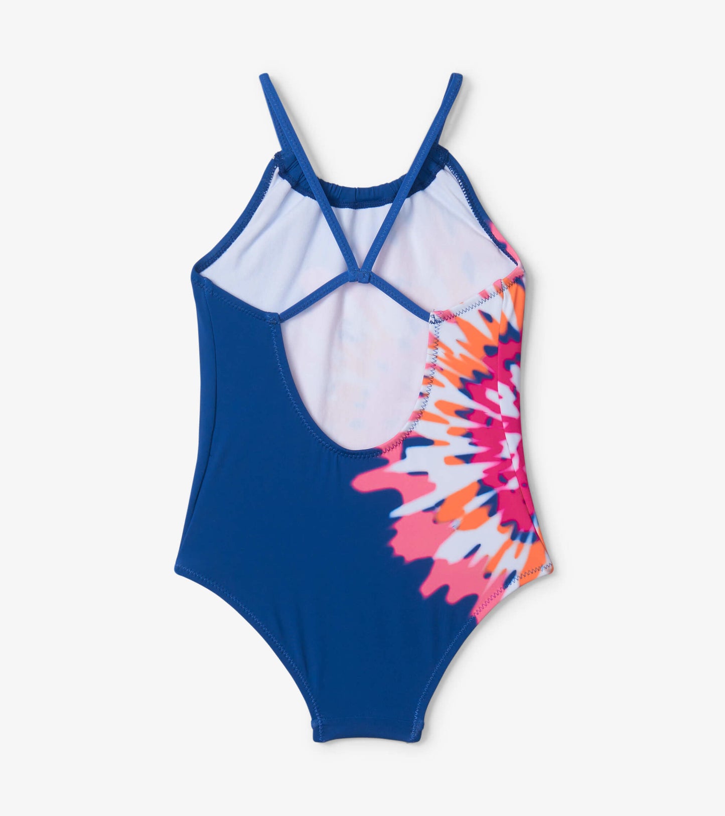 Shibori Tie Dye Gather Front Swimsuit