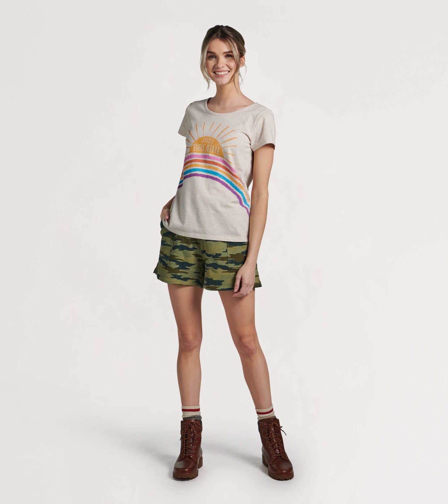 Woodland Camo Women's Heritage Shorts