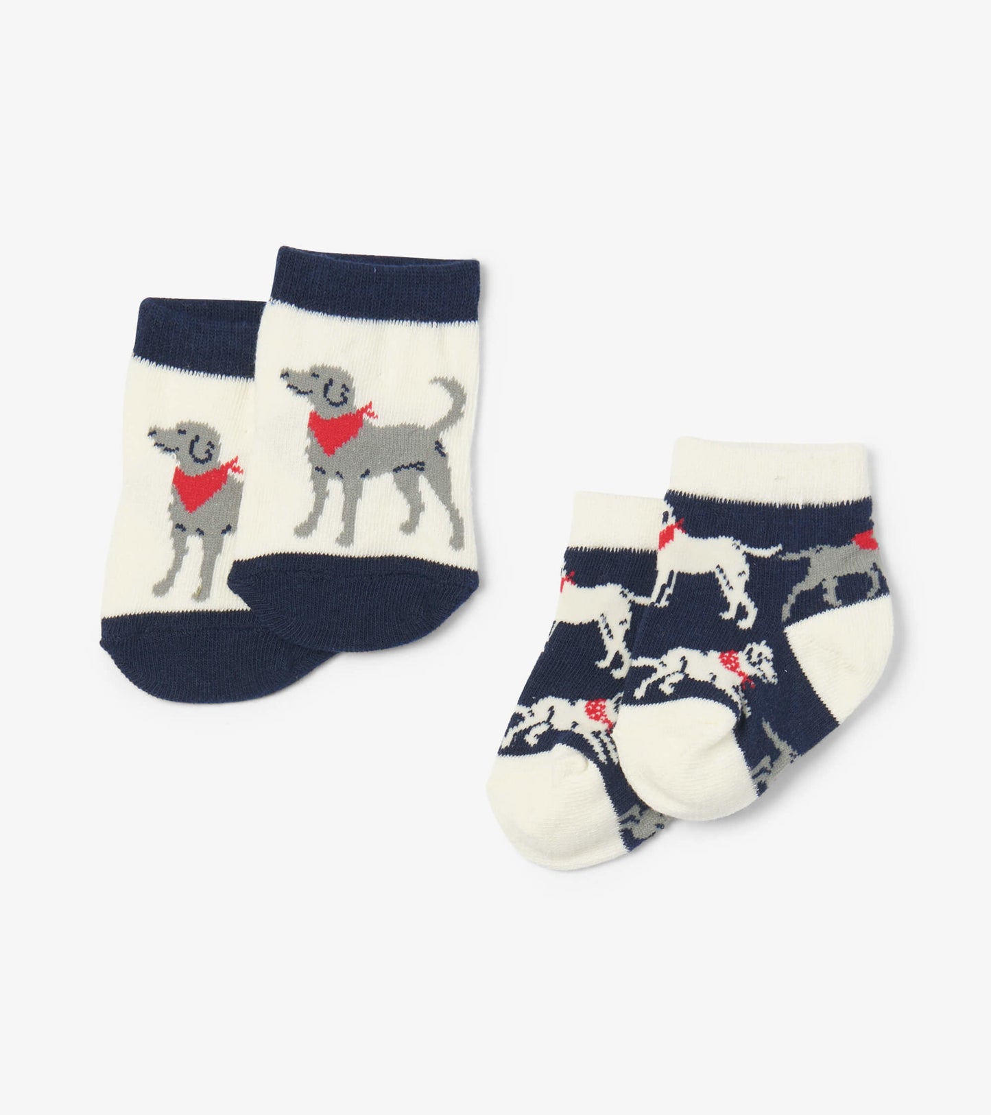 Navy Bandana Labs 2 Pack Baby Socks