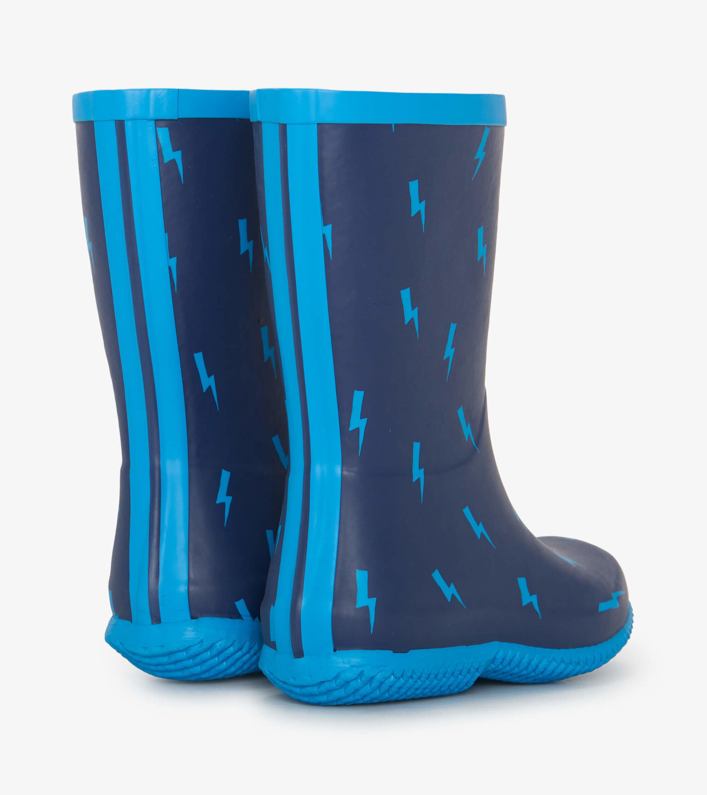 Boys Lightning Storm Packable Rain Boots