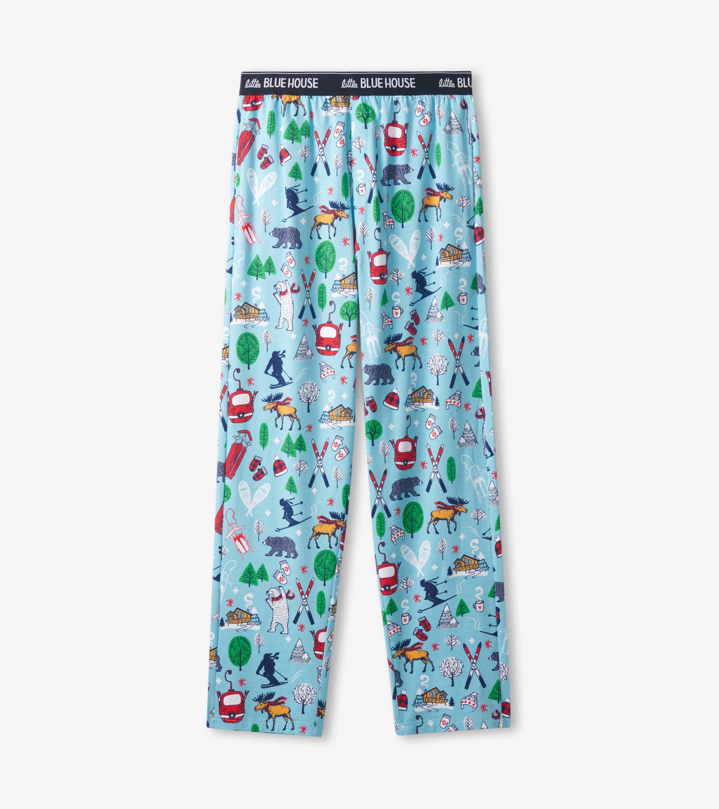 Men's Vintage Ski Jersey Pajama Pants