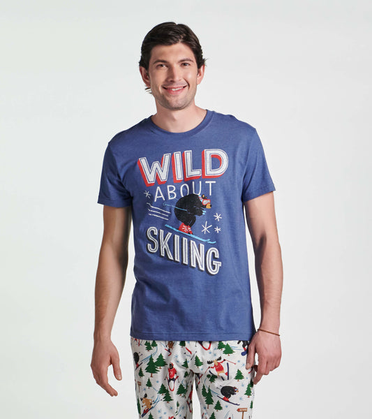 Wild About Skiing Men's Tee