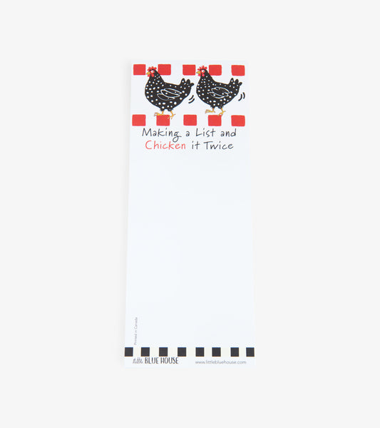 Chicken It Twice Magnetic List