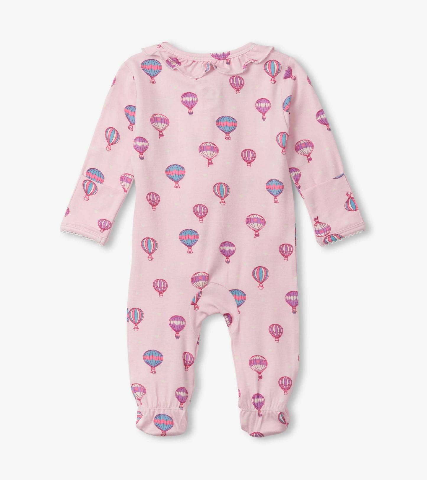 Hot Air Balloons Newborn Ruffle Footed Sleeper