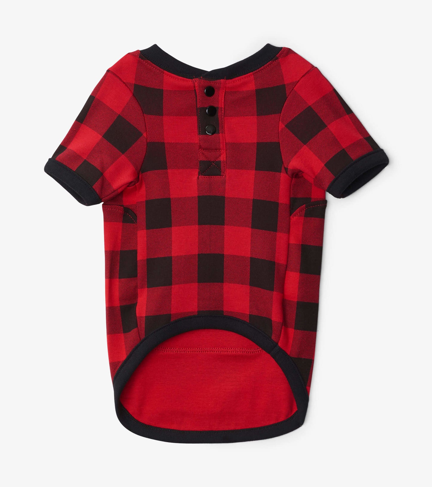 Moose On Plaid Dog Tee