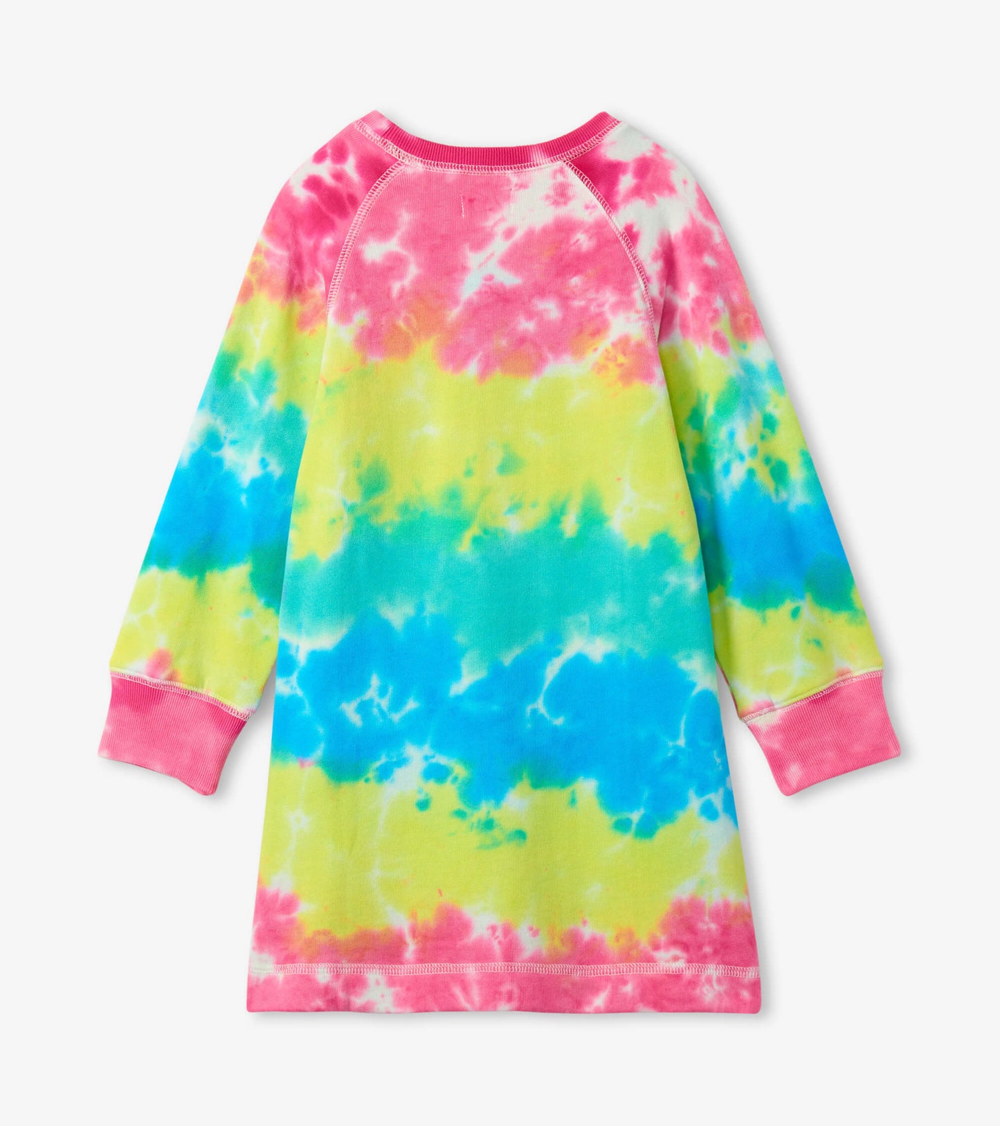 Rainbow Tie Dye Sweatshirt Dress