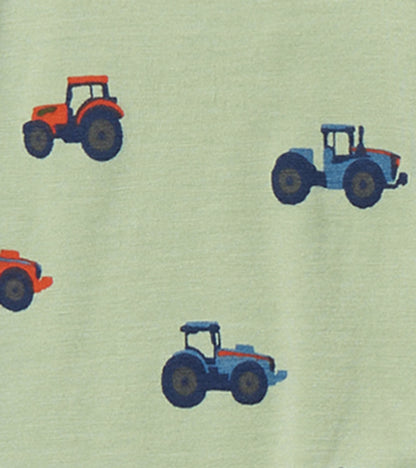 Little Tractors Newborn Zip-Up Footed Sleeper