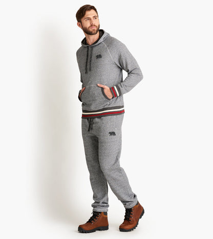 Marled Grey Bear Men's Heritage Pullover Hoodie