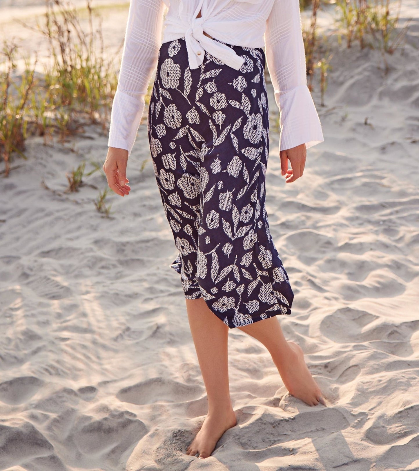 Grace Midi Skirt - Fresh Flowers