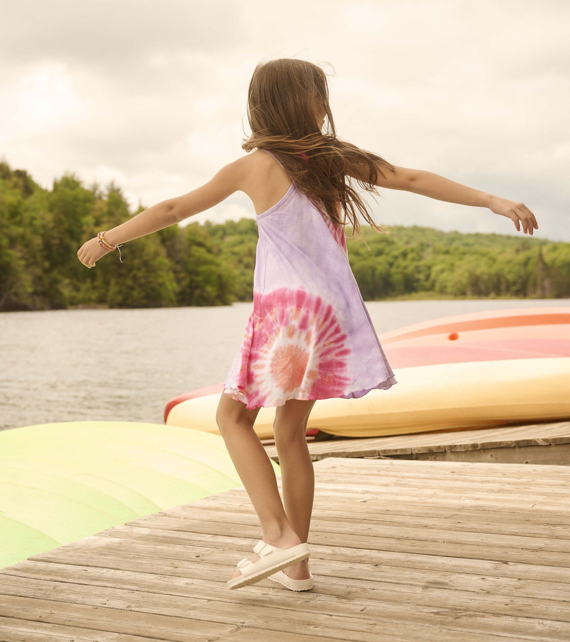 Hatley-Summer Sea Trapeze Dress 7 / Multi Hatley-Summer Sea Trapeze Dress 7 / Multi