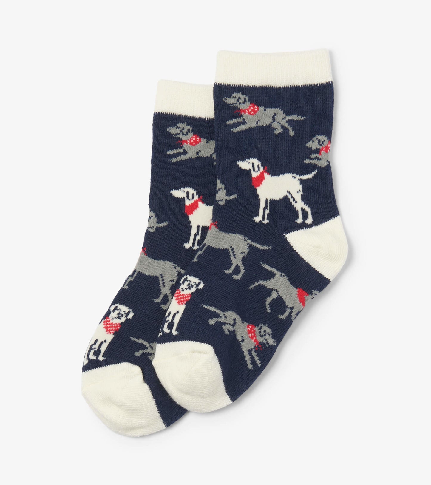 Navy Bandana Labs Kids Crew Socks