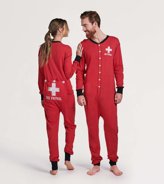 Ski Patrol Adult Union Suit