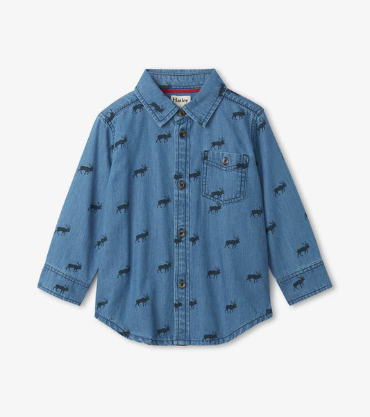 Mini Elk Button Down Shirt