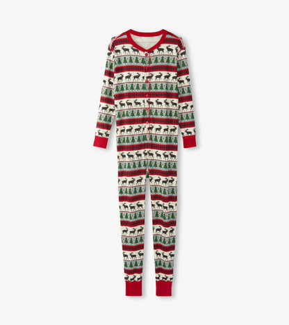 Adult Elk Fair Isle Onesie