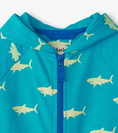 Baby & Toddler Boys Shark Silhouette Glow Zip-Up Hoodie