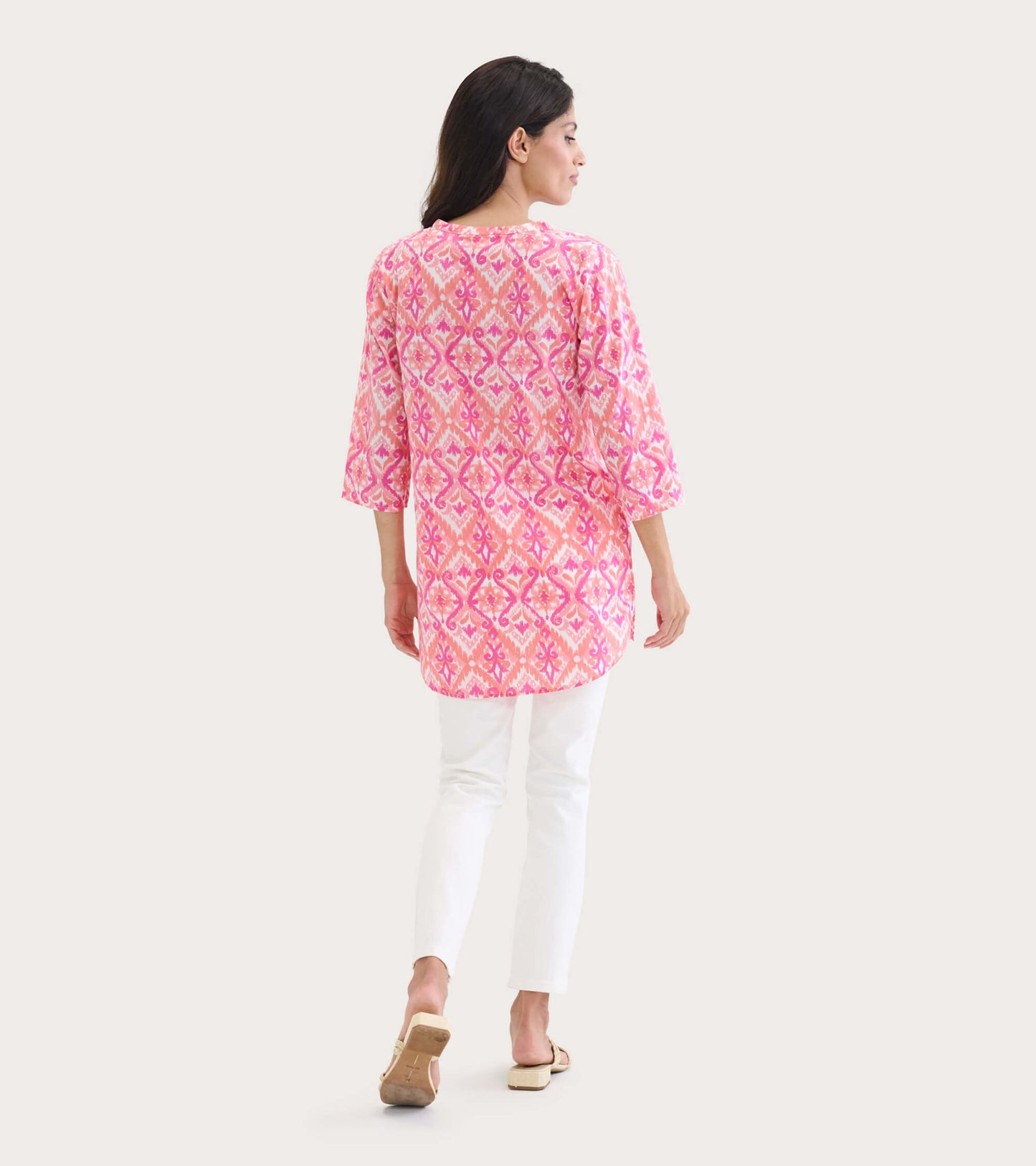 Women's Sunset Ikat Delray Beach Tunic