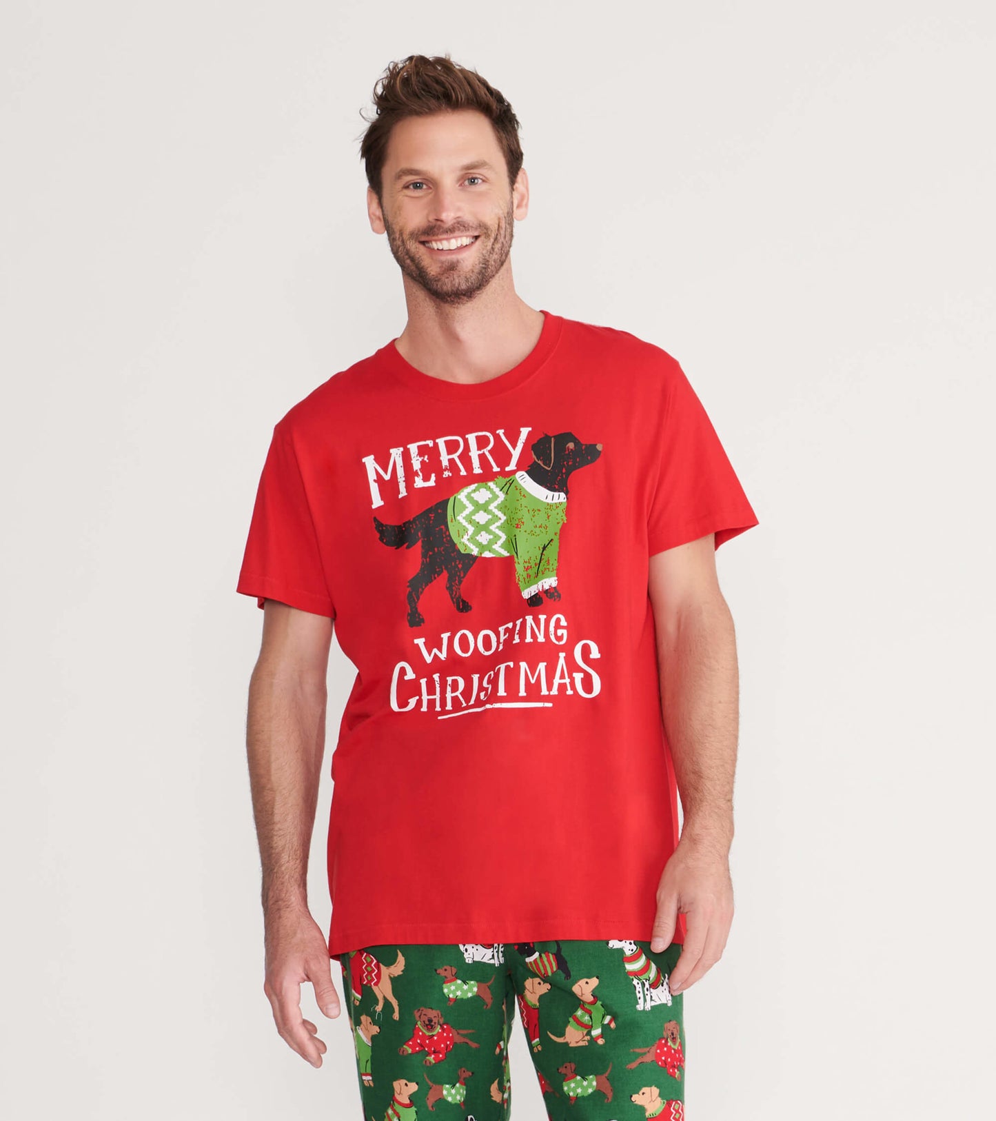 Woofing Christmas Men's Tee