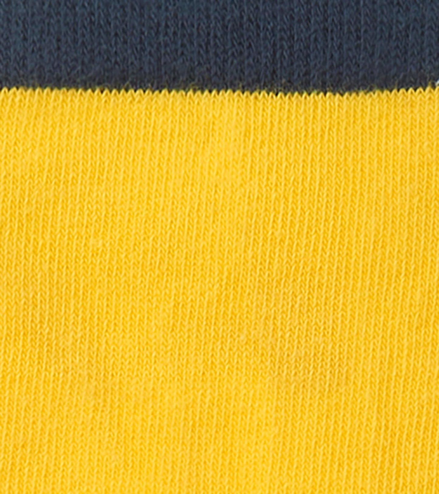 Kids Yellow & Navy Crew Socks