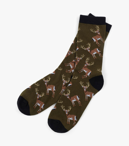 Lots Of Bucks Men's Crew Socks