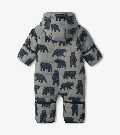 Wild Bears Baby Snowsuit