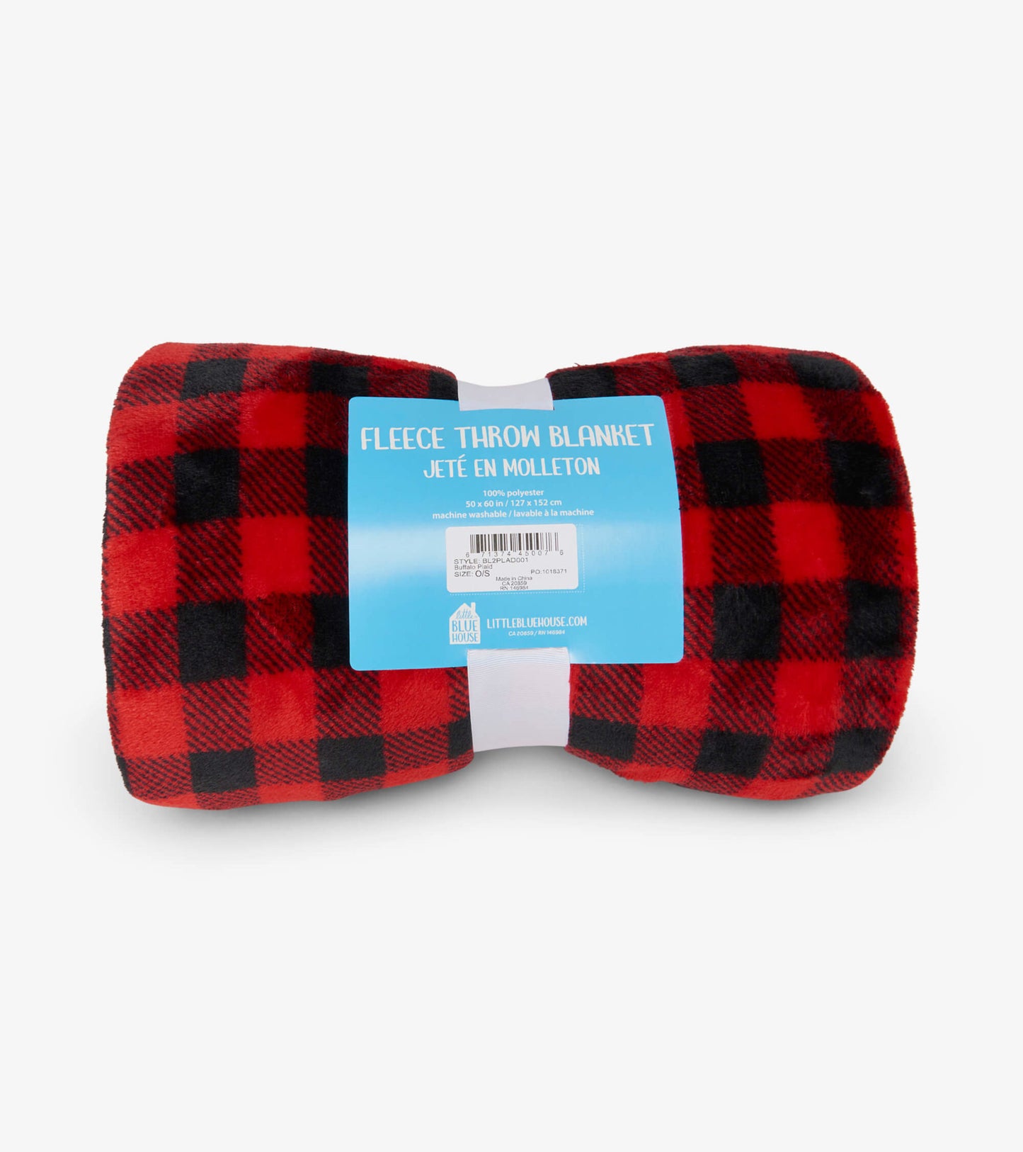 Buffalo Plaid Fleece Blanket