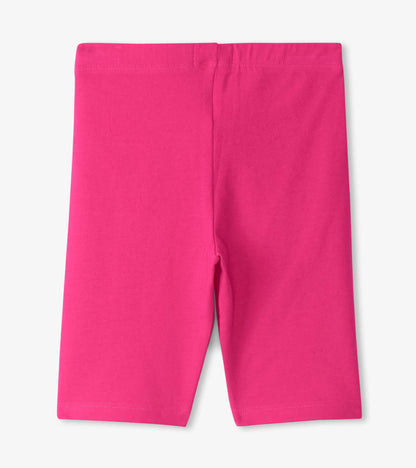 Girls Fuschia Bike Shorts