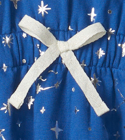 Girls Constellations Waist Terry Dress