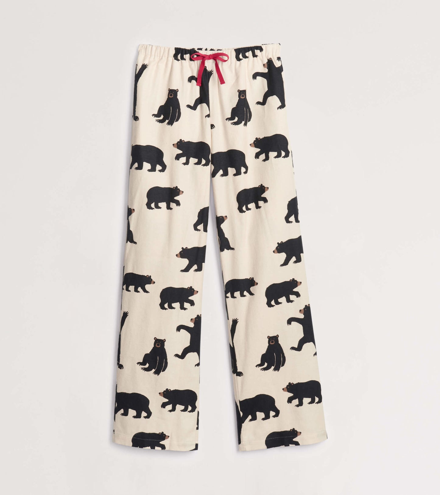 Women's Black Bears Flannel Pajama Pants