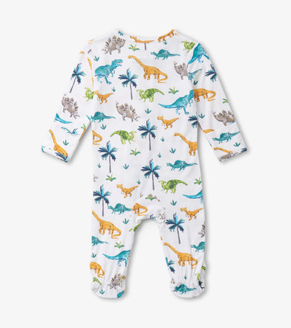 Baby Boys Prehistoric Dino Footed Sleeper