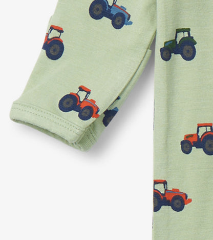 Little Tractors Newborn Zip-Up Footed Sleeper